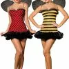 Reversible Ladybug / Bumble Bee Costume 2 Reversible Ladybug / Bumble Bee Costume -Fancydress Shop reversible bug costume