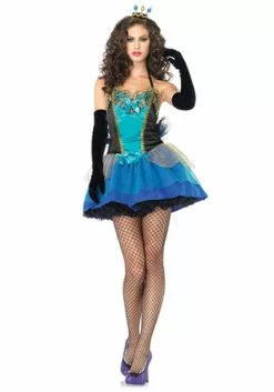 Blue Peacock Beauty Costume