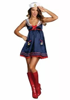 Sexy Blue Sailor Girl Costume